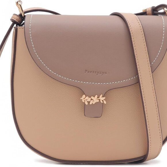 Crossbody Bags for Women- Saddle-Shaped Vegan Leather Purse, Waterproof & Stain- - Picture 1 of 6